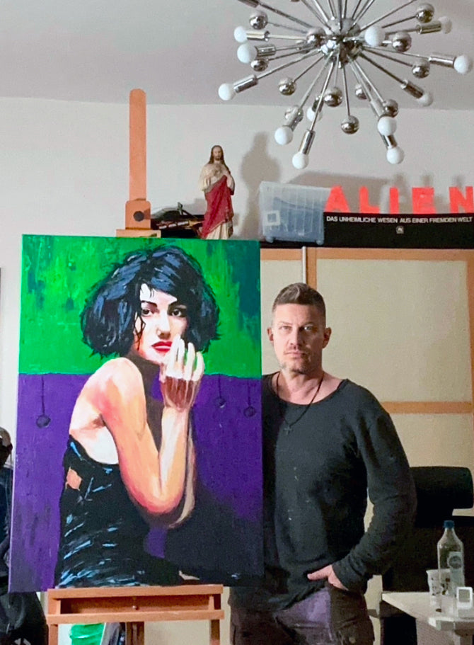 Kunstdruck: „Der Anblick“, Endformat 29,7 x 42,0 cm, limitiert, nummeriert und signiert.