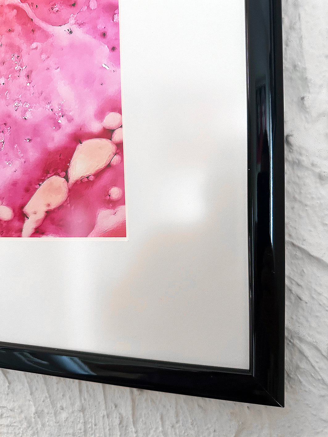 Makrofotografie – „Beta Vulgaris Psychedelia“, gerahmt, 79,7 x 97,7 cm, lim. Edition (10 Ex.)