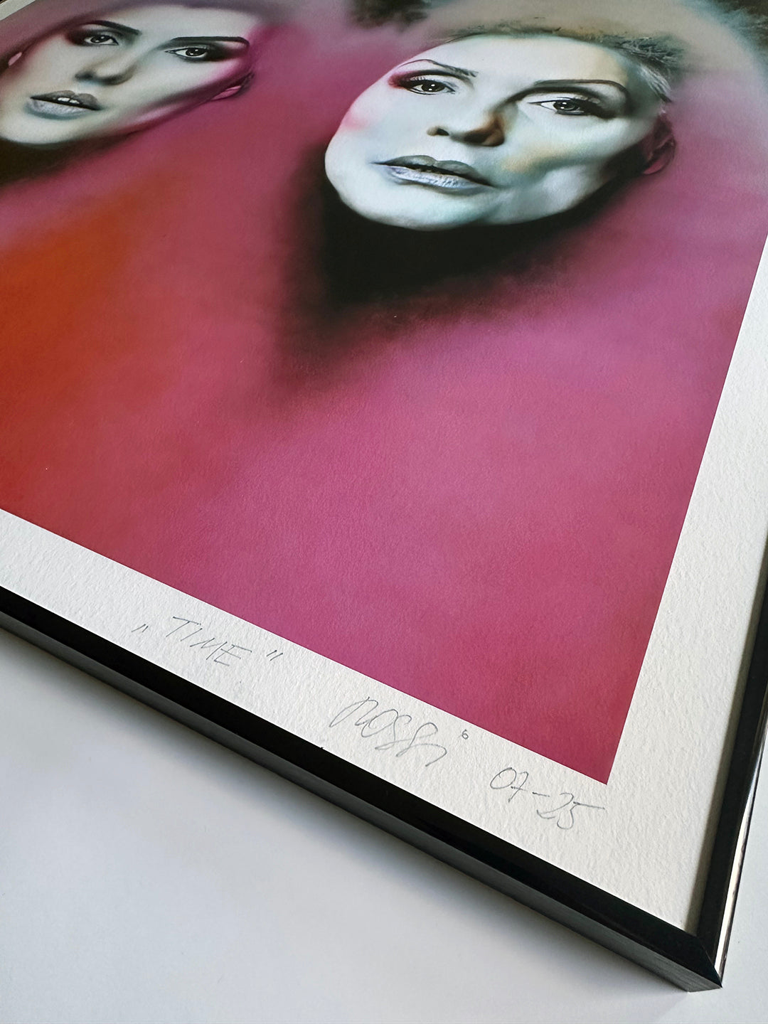 Kunstwerk: TIME (Hommage an Debbie Harry), 60 x 60 cm, limitierte Edition, Nr. 1/5
