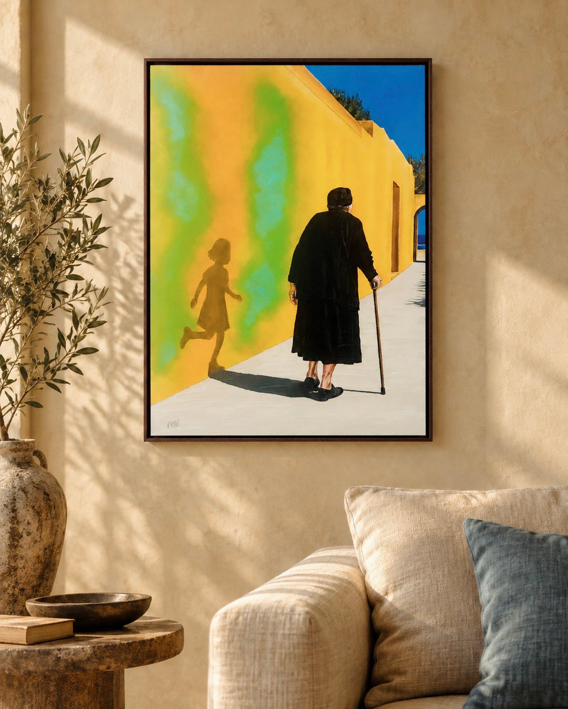 „eben noch…“, Acryl auf Leinwand, 2026