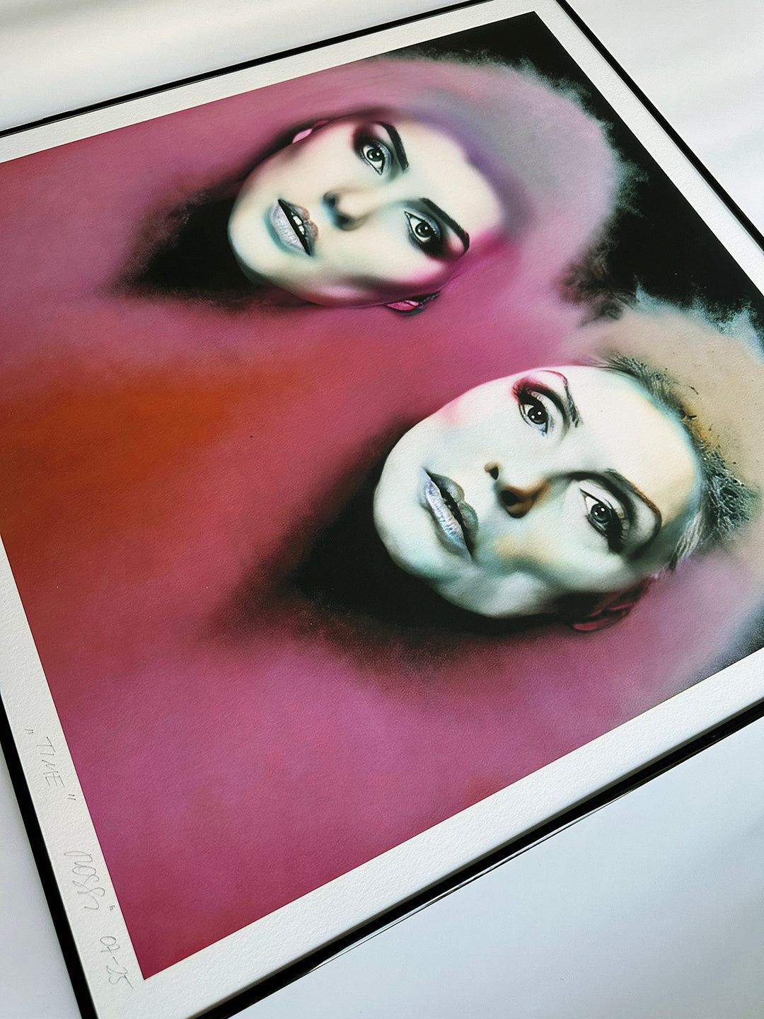 Kunstwerk: TIME (Hommage an Debbie Harry), 60 x 60 cm, limitierte Edition, Nr. 1/5