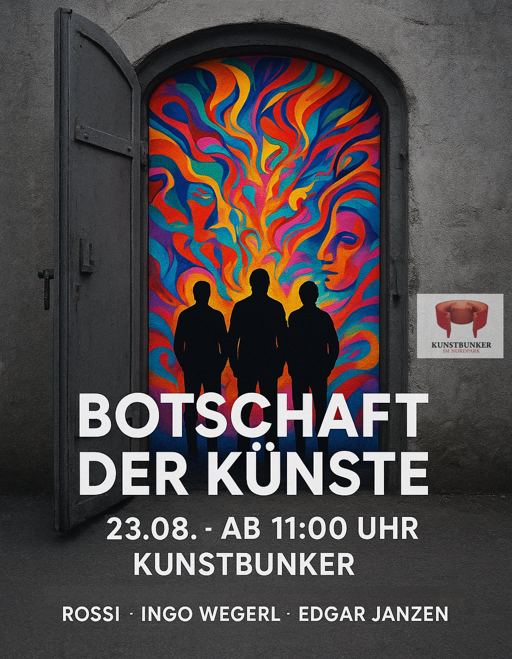 Kunst im Bunker – Botschaft der Künste!