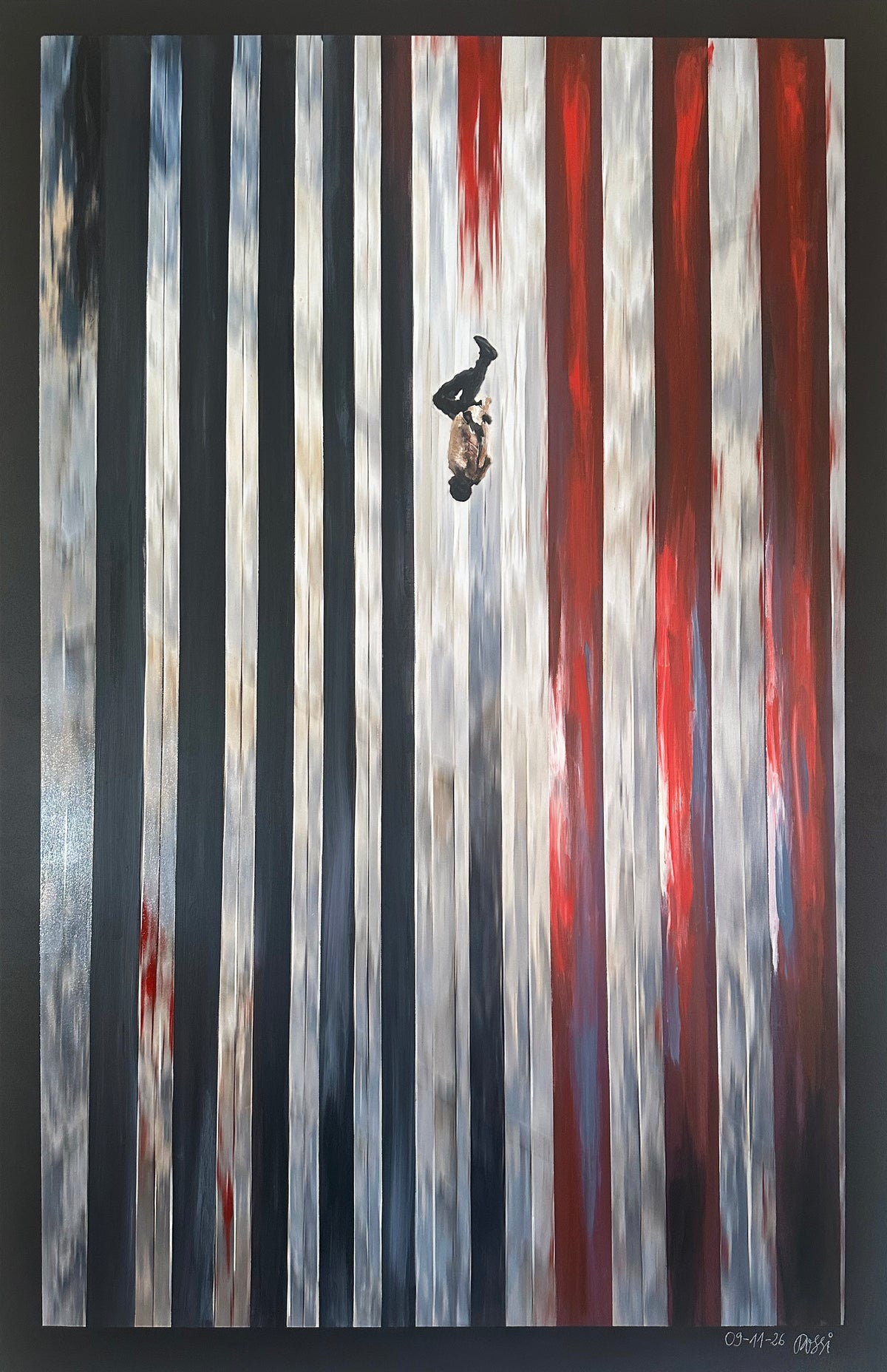 „9/11“, Acryl auf Leinwand, 2026