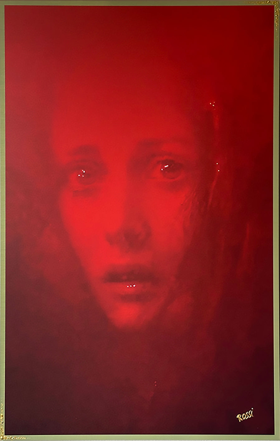 Hybrid Art – „Shining“, Acryl (handbemalt) & digitales Butlerfinish®-Alu. (Druck), 72 x 82cm, lim. Edition (10 Ex.)