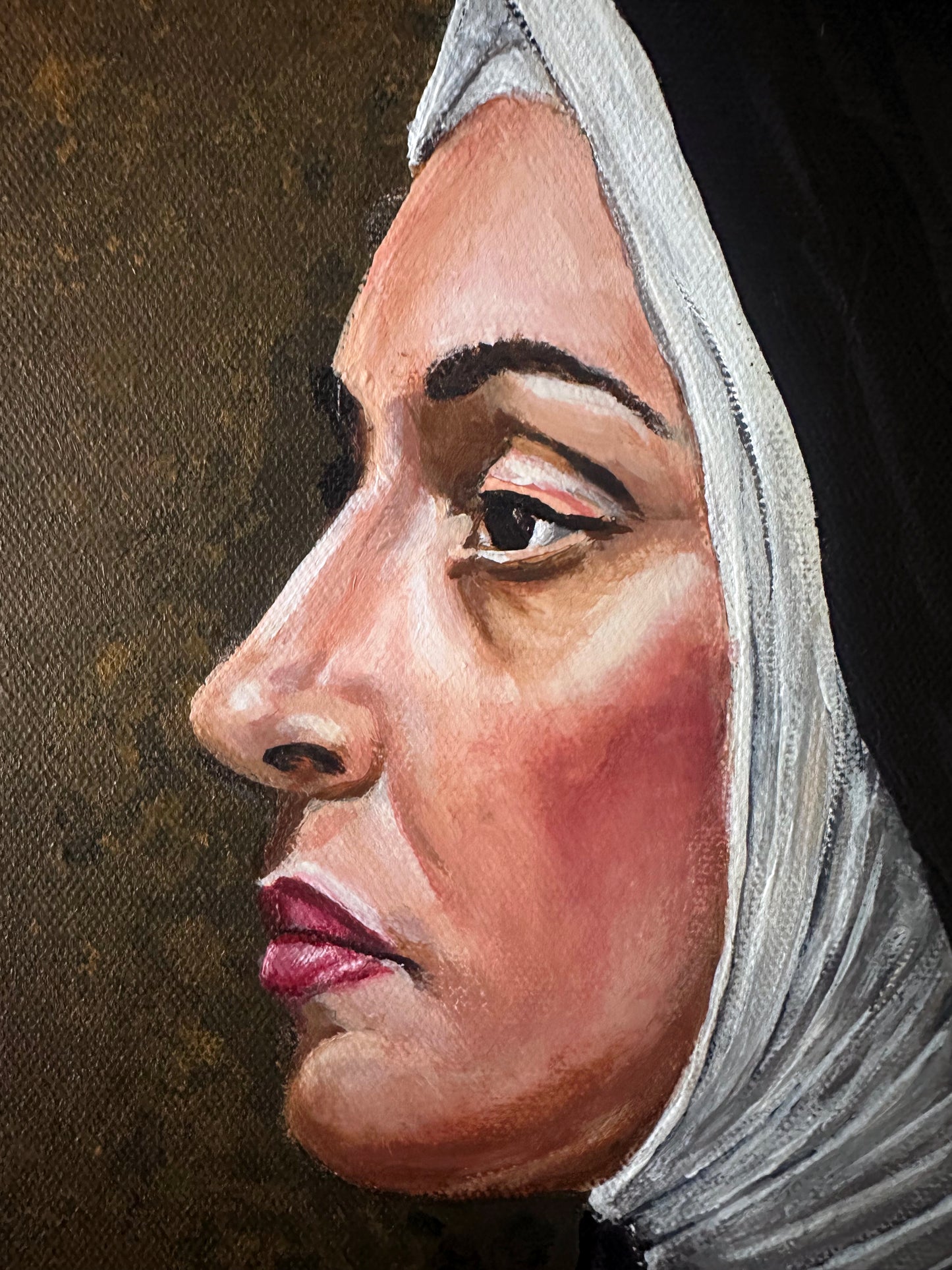 „Eine Pause vom Wir“, Acryl auf Leinwand, 2026