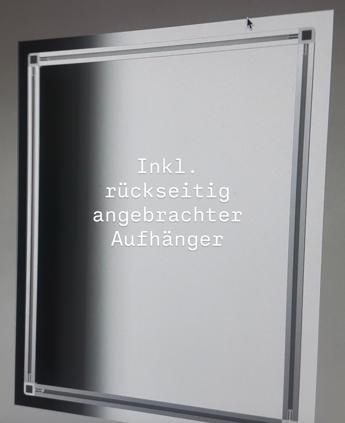 Hybrid Art – „Gedankenflug“, Acryl (handbemalt) & digitales Butlerfinish®-Alu. (Druck), 120 x 60 cm, lim. Edition (10 Ex.)