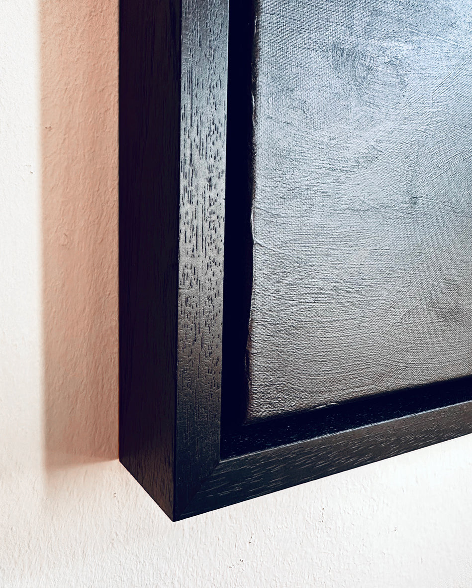 Bildtitel: „Der Flügelschlag“, Acryl, 80 x 80 cm, auf Leinwand, gerahmt.